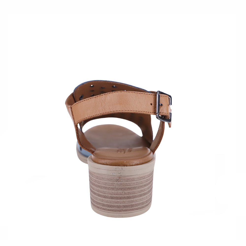 LE SANSA DOHA NAVY TAN - Women Sandals - Collective Shoes 