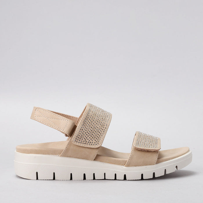 CC RESORTS DOMINIC BEIGE - Women Sandals - Collective Shoes 