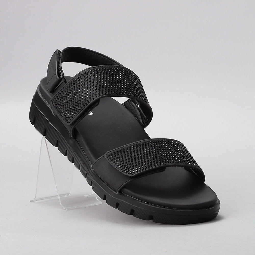 CC RESORTS DOMINIC BLACK - Women Sandals - Collective Shoes 