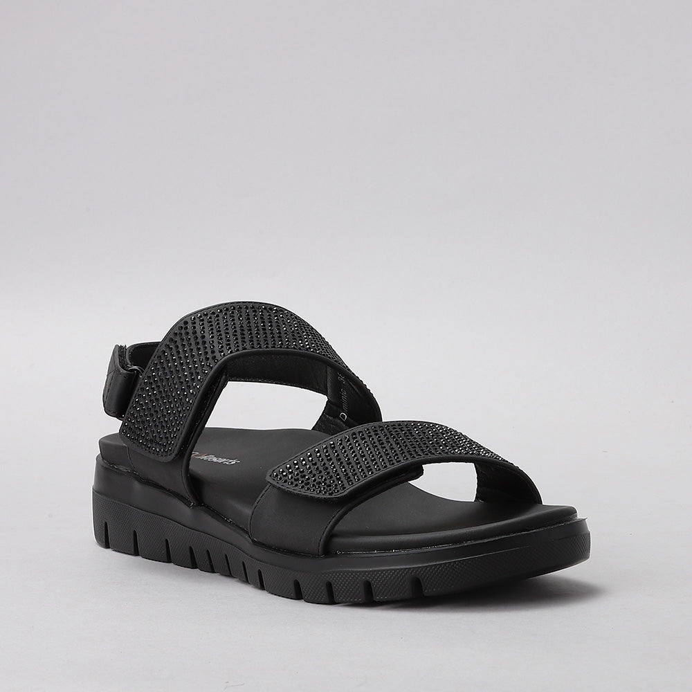 CC RESORTS DOMINIC BLACK - Women Sandals - Collective Shoes 