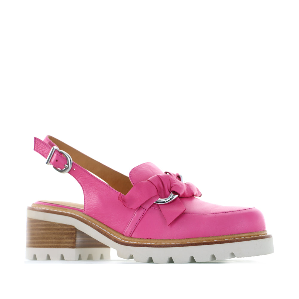 BRESLEY DOSILE HOT PINK LEATHER - Women Sandals - Collective Shoes 