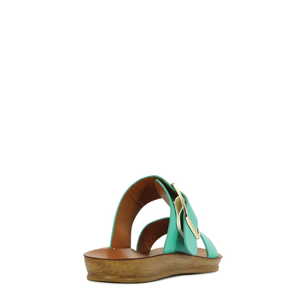LOS CABOS DOTI AQUA - Women Flats - Collective Shoes 