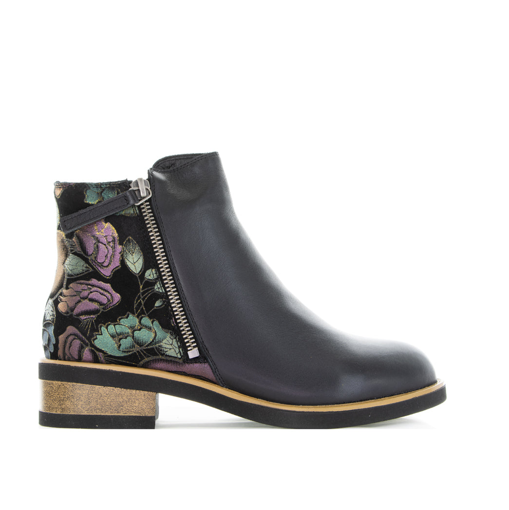 BRESLEY DUNGEON BLACK/MIDNIGHT ROSE - Women Boots - Collective Shoes 