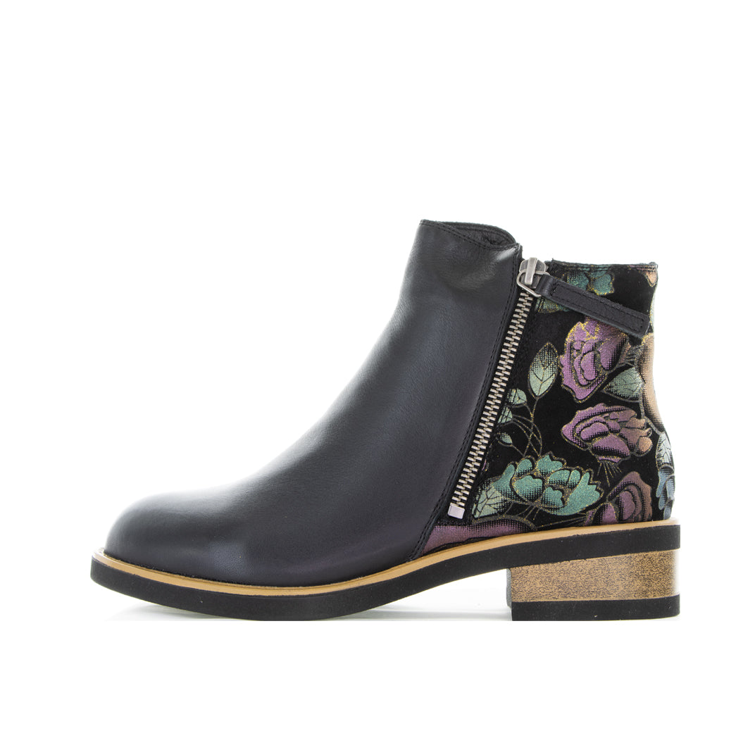 BRESLEY DUNGEON BLACK/MIDNIGHT ROSE - Women Boots - Collective Shoes 