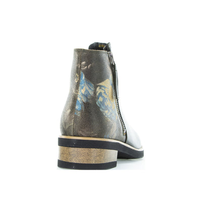 BRESLEY DUNGEON MILITARY/VINTAGE FLORAL - Women Boots - Collective Shoes 