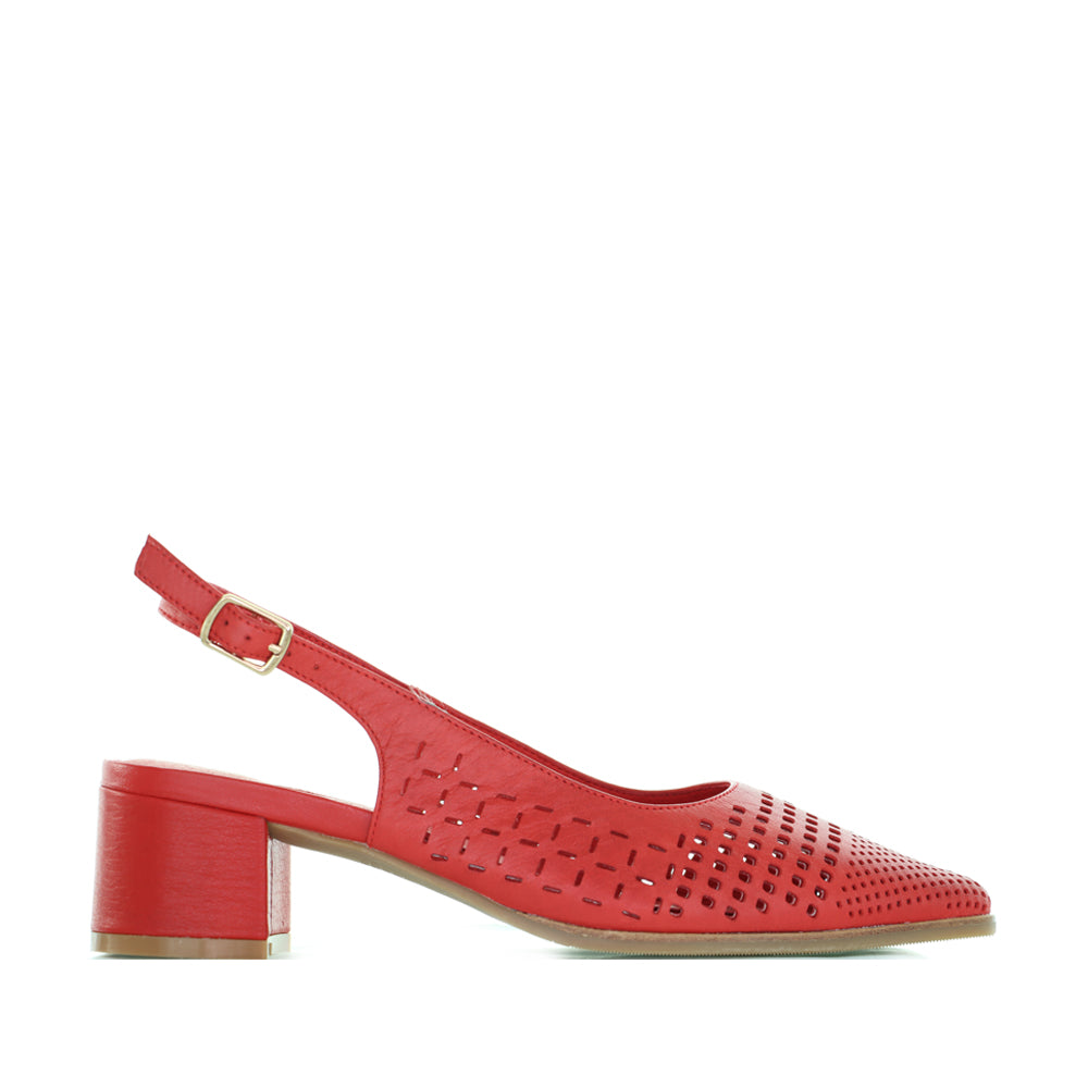 LE SANSA DRUSILLA RED - Women Sandals - Collective Shoes 
