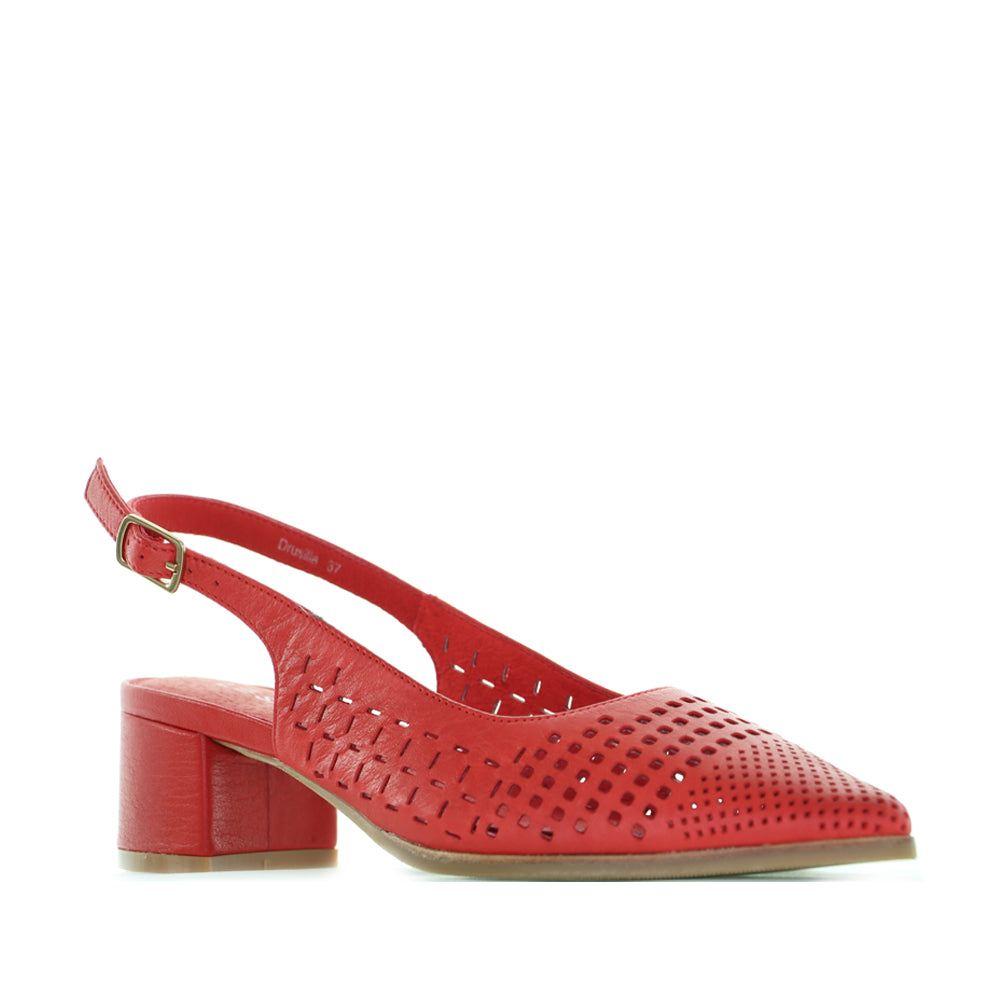 LE SANSA DRUSILLA RED - Women Sandals - Collective Shoes 