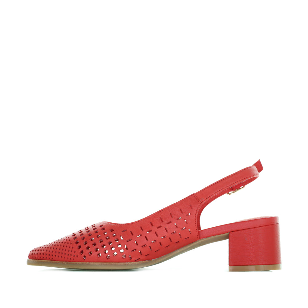 LE SANSA DRUSILLA RED - Women Sandals - Collective Shoes 