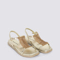 Load image into Gallery viewer, DJANGO & JULIETTE YERRYS PALE GOLD - Women Sandals - Collective Shoes 
