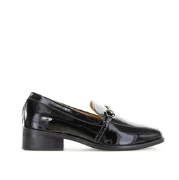 LESANSA DJANGO BLACK PATENT - Women Loafers - Collective Shoes 