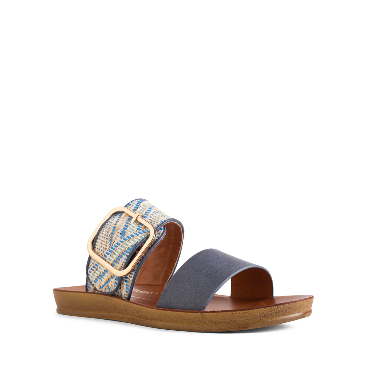 LOS CABOS DOTI NAVY MULTI - Women Flats - Collective Shoes 