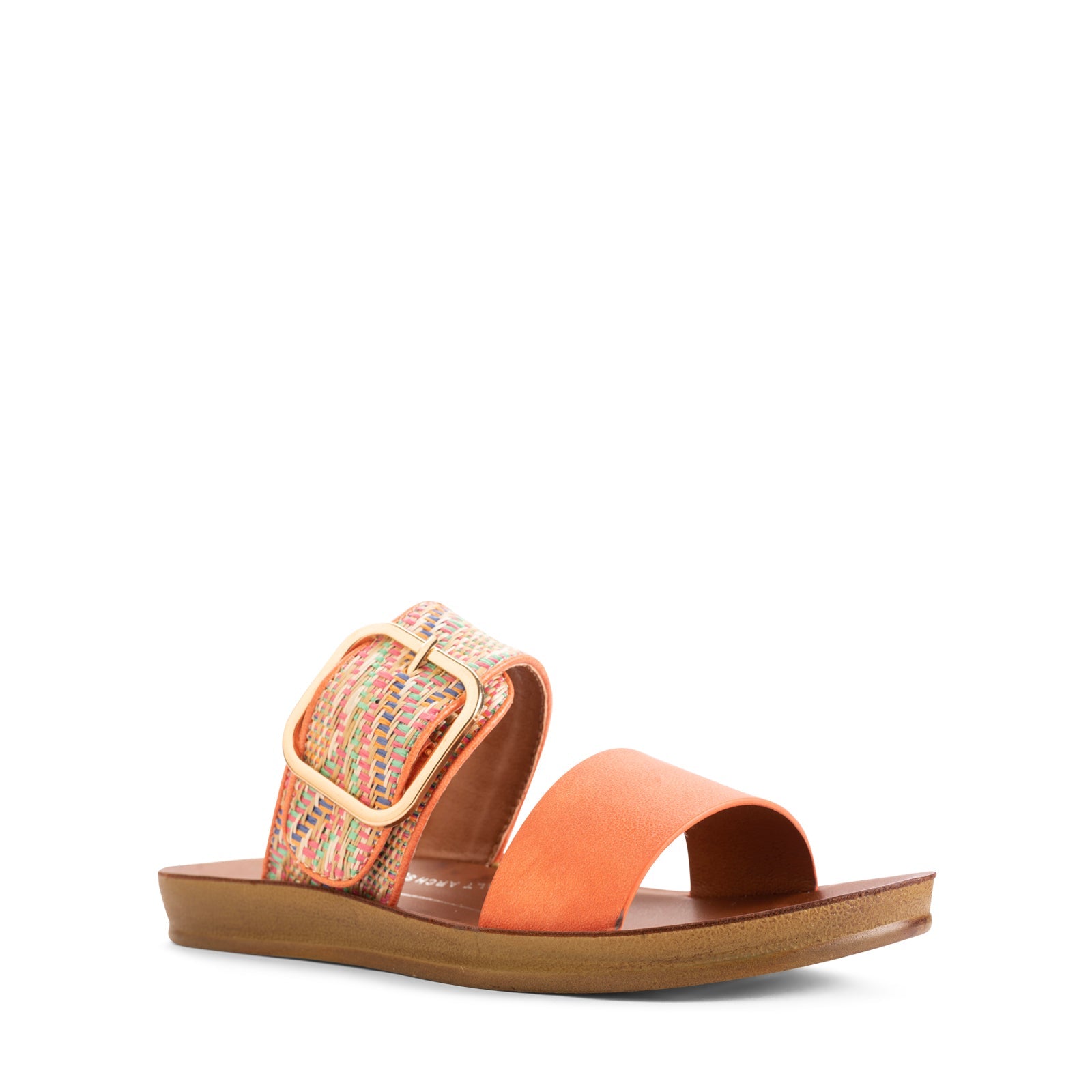 LOS CABOS DOTI TANGERINE MULTI - Women Flats - Collective Shoes 
