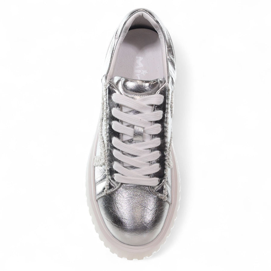 MINX DRAX SILVER METALLIC SCRUNCH - Women Sneakers - Collective Shoes 