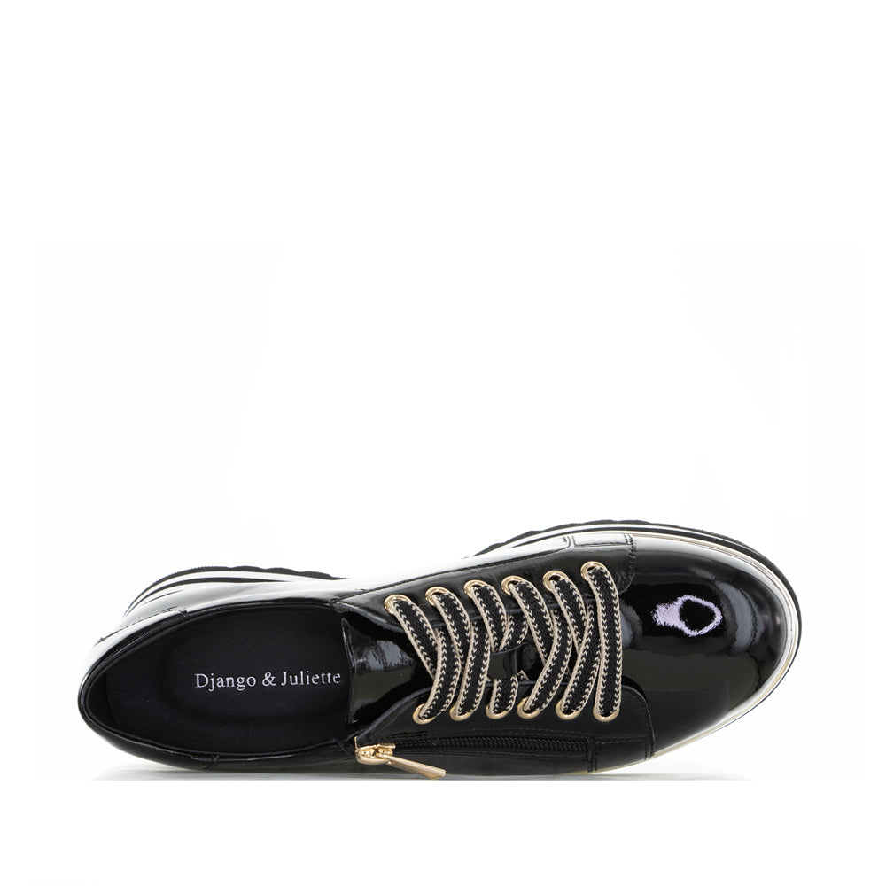 DJANGO & JULIETTE EAMMES BLACK - Women Sneakers - Collective Shoes 