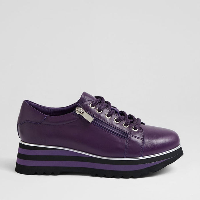 DJANGO & JULIETTE EAMMES PURPLE - BLACK - Women Sneakers - Collective Shoes 