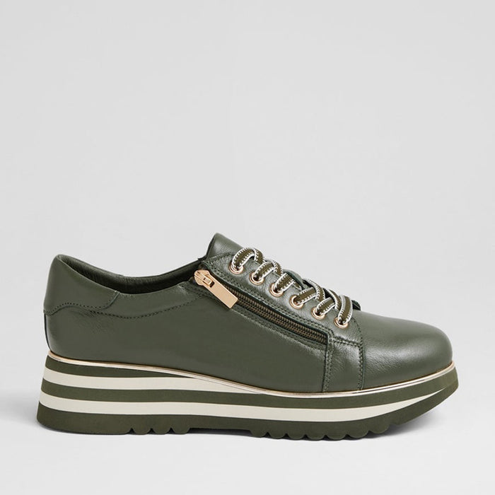 DJANGO & JULIETTE EAMMES OLIVE - MILK - Women Sneakers - Collective Shoes 
