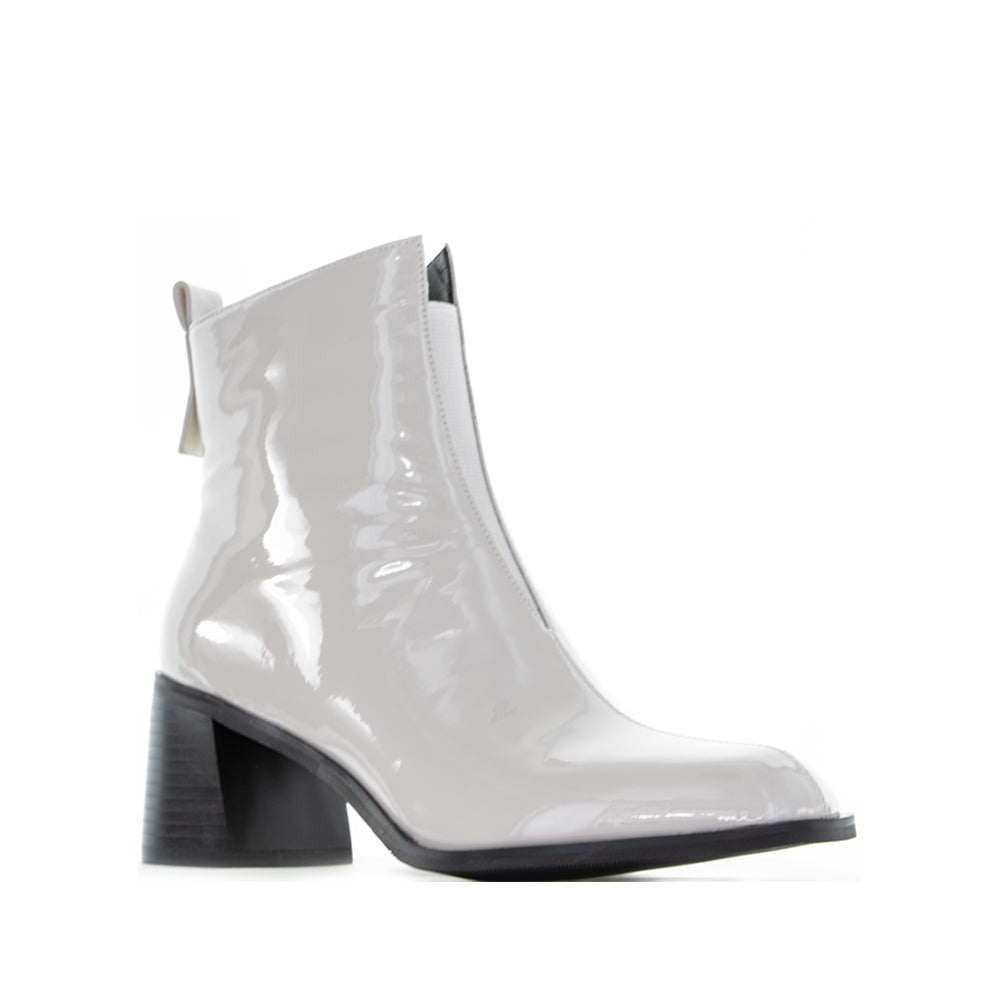 MILA RAINE EARTH MUSHROOM PATENT - Women boots - Collective Shoes 