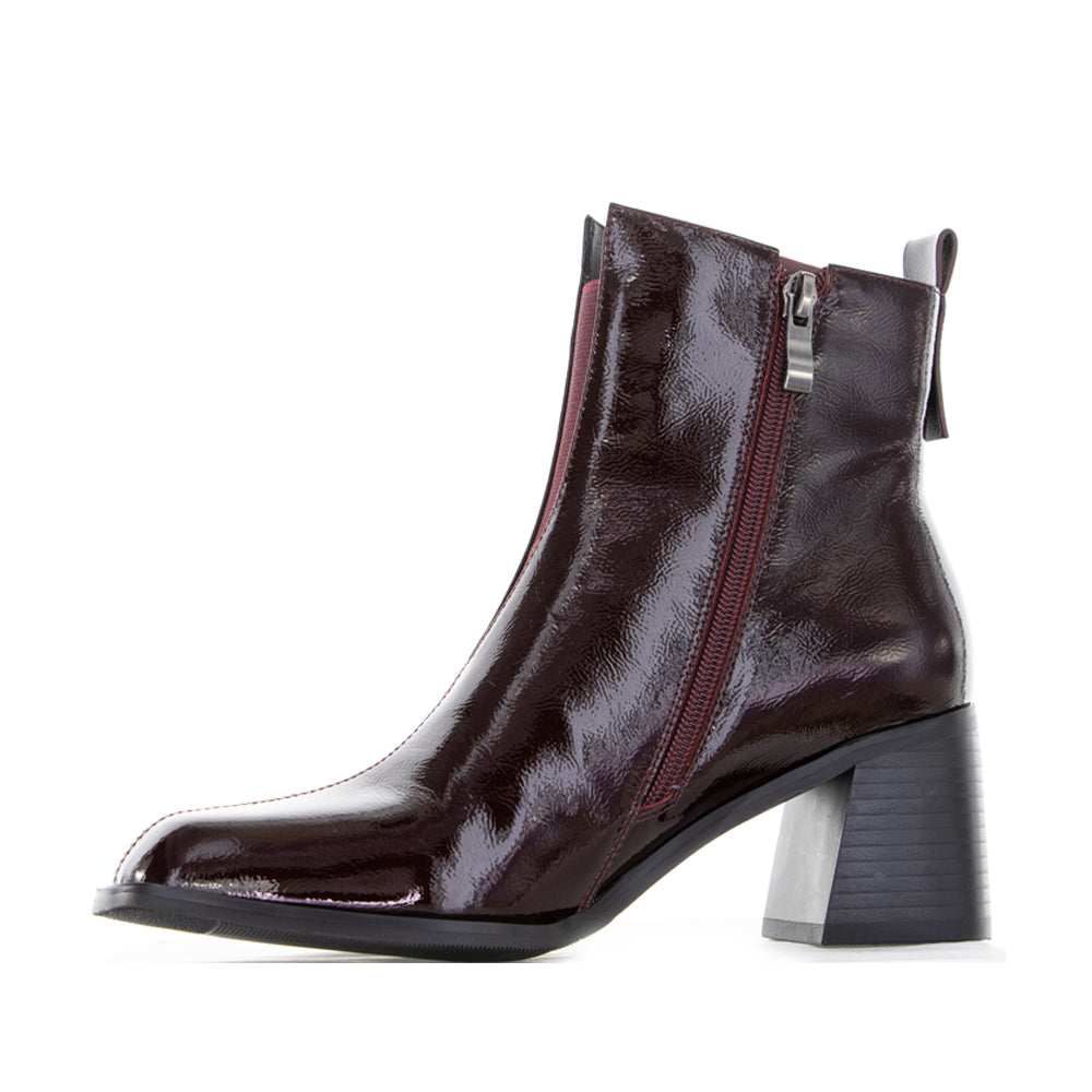 MILA RAINE EARTH SHIRAZ PATENT - Women boots - Collective Shoes 