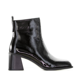 MILA RAINE EARTH BLACK PATENT - Women boots - Collective Shoes 