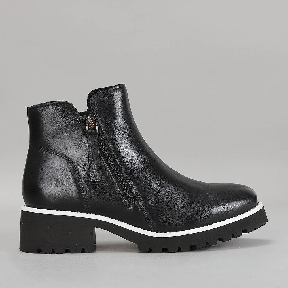LE SANSA EAST BLACK - Women Boots - Collective Shoes 