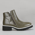 Load image into Gallery viewer, LE SANSA EAST OLIVE - Women Boots - Collective Shoes 
