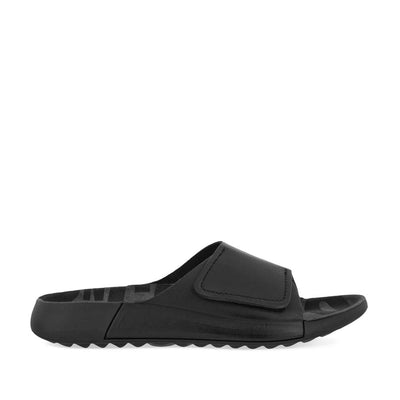 ECCO COZMO BLACK FLAT - Women slippers - Collective Shoes 