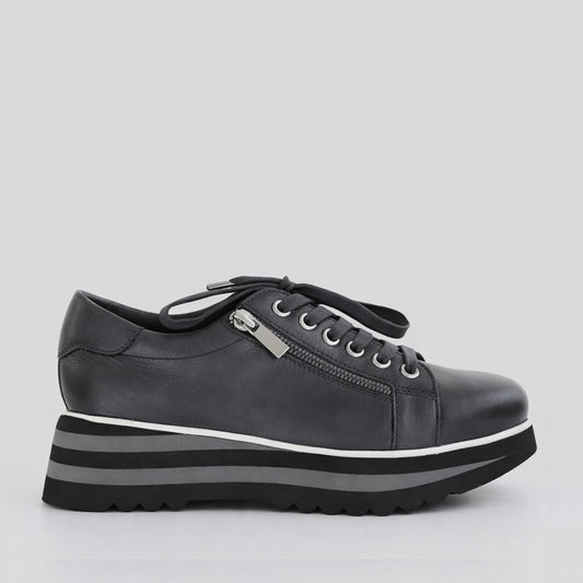 DJANGO & JULIETTE EAMMES CHARCOAL - Women Sneakers - Collective Shoes 