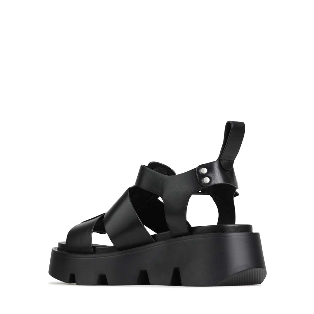 EOS KAILAN BLACK - Women Sandals - Collective Shoes 