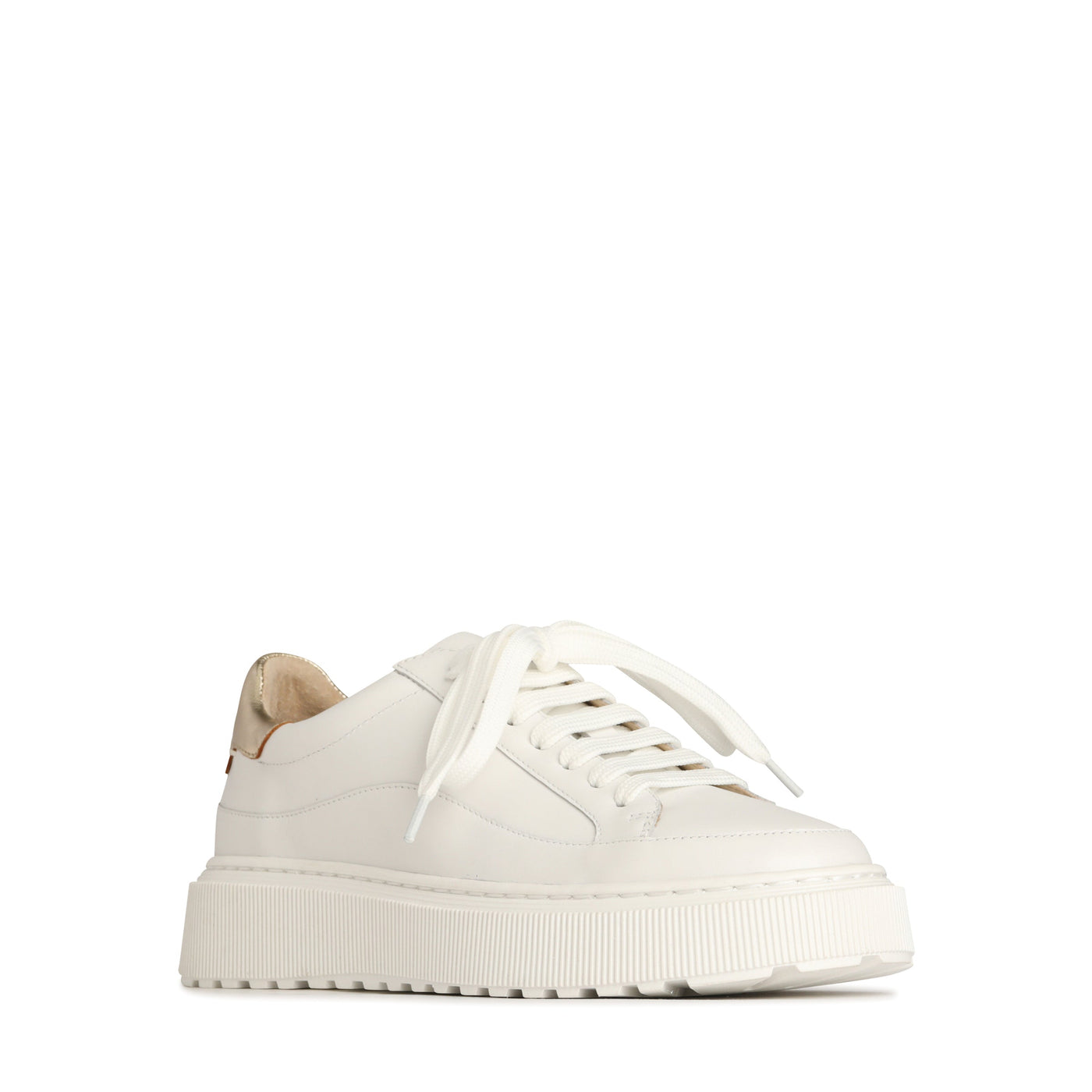 EOS LAELA WHITE CHAMPAGNE - Women sneakers - Collective Shoes 