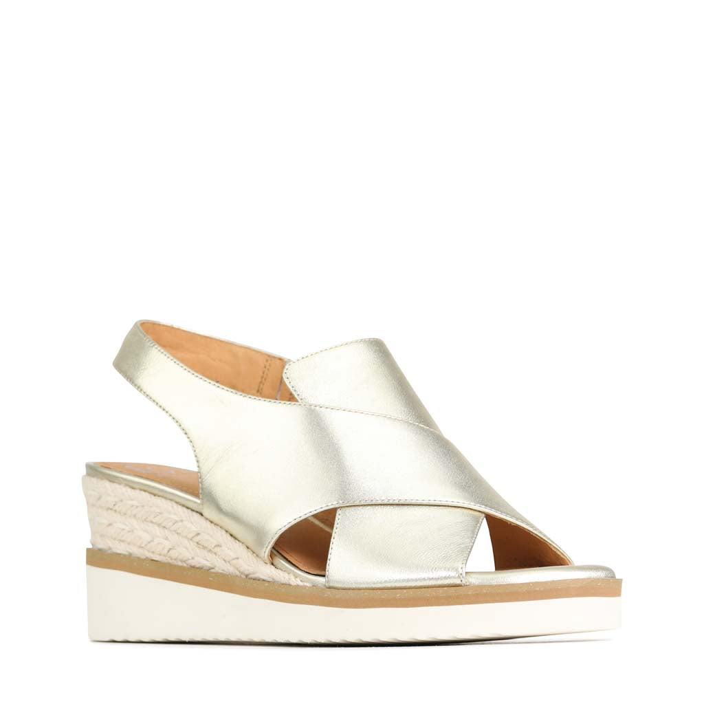 EOS LAZING CHAMPAGNE - Women Sandals - Collective Shoes 