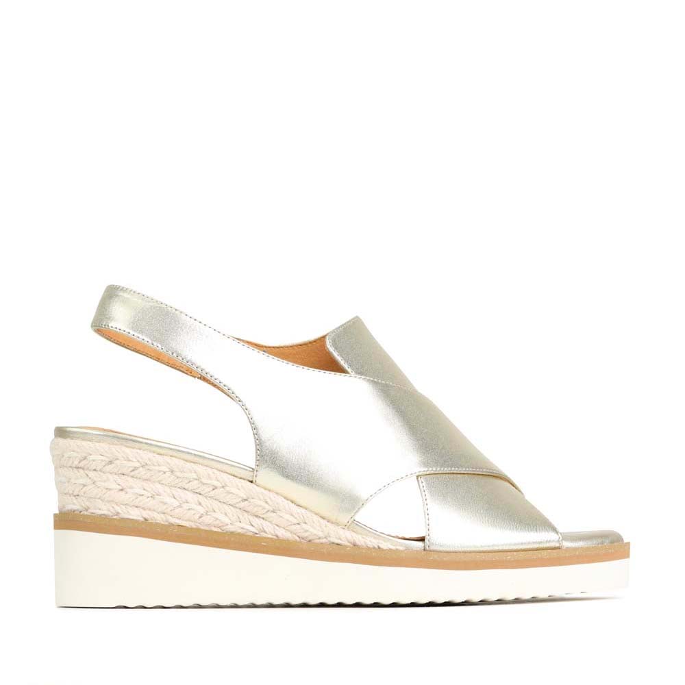 EOS LAZING CHAMPAGNE - Women Sandals - Collective Shoes 