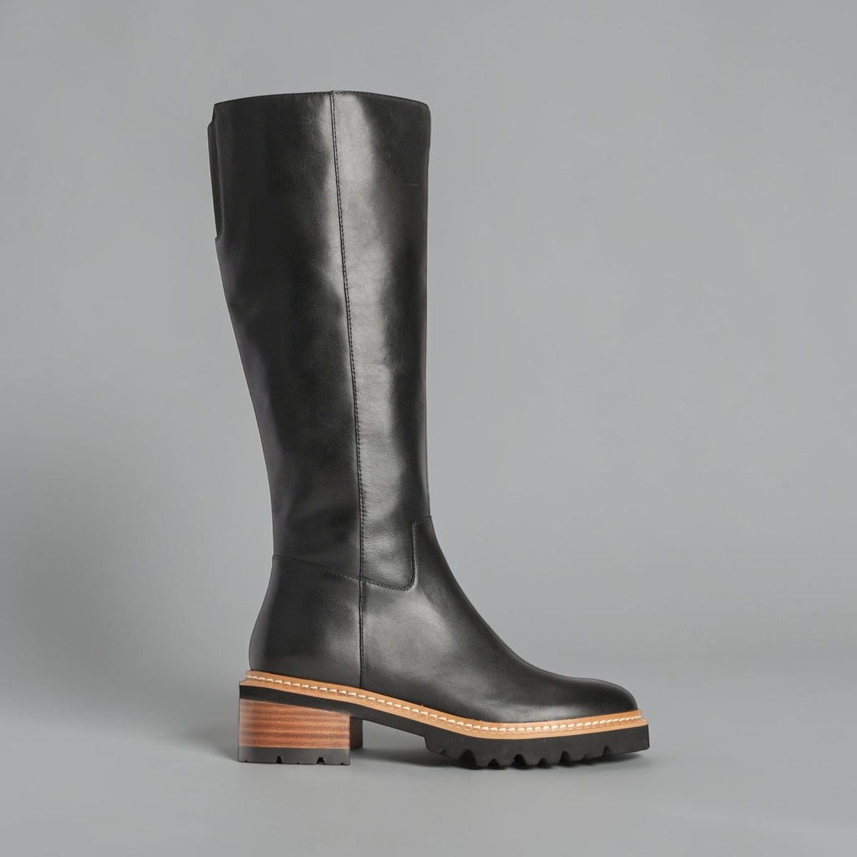 EOS LINDETA BLACK - Women High Boots - Collective Shoes 
