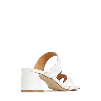 EOS PERRI WHITE - Women Heels - Collective Shoes 
