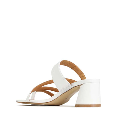 EOS PERRI WHITE - Women Heels - Collective Shoes 