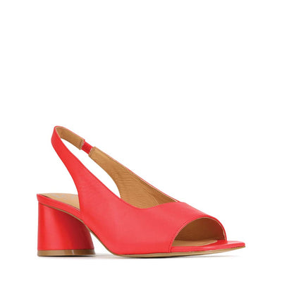 EOS PETEL RED - Women Sandals - Collective Shoes 