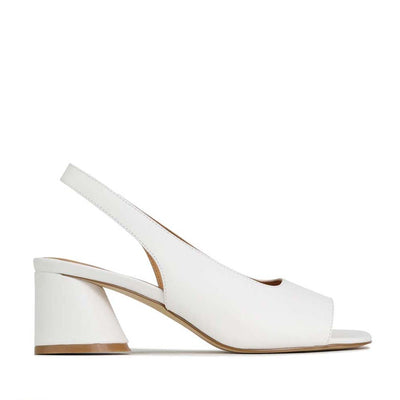 EOS PETEL WHITE - Women Sandals - Collective Shoes 