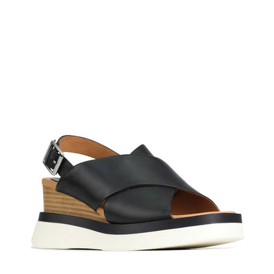 EOS SASILLE BLACK - Women Sandals - Collective Shoes 