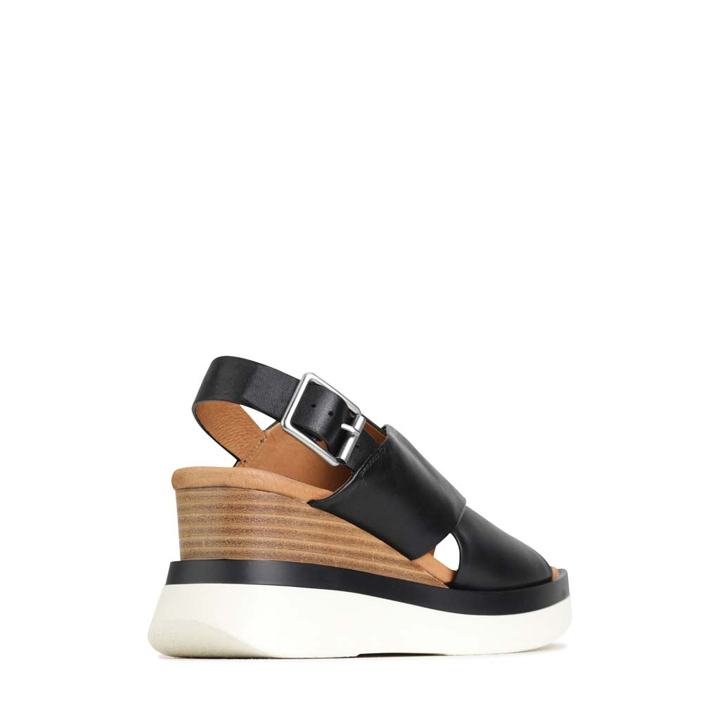 EOS SASILLE BLACK - Women Sandals - Collective Shoes 