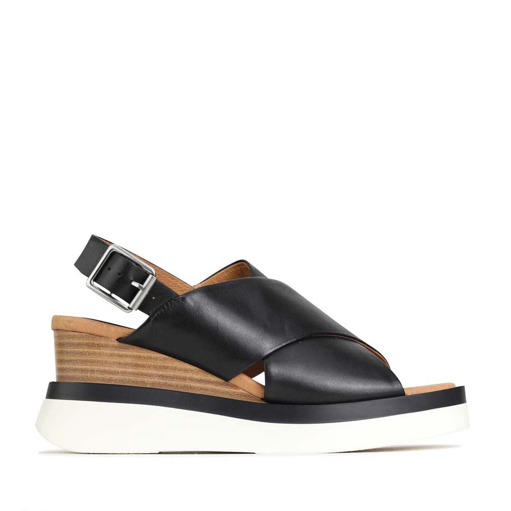 EOS SASILLE BLACK - Women Sandals - Collective Shoes 