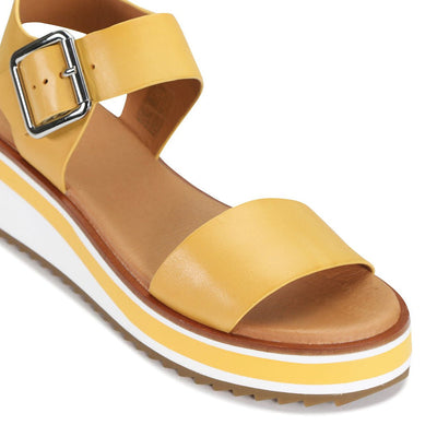 EOS SPORTY MUSTARD - Women Sandals - Collective Shoes 