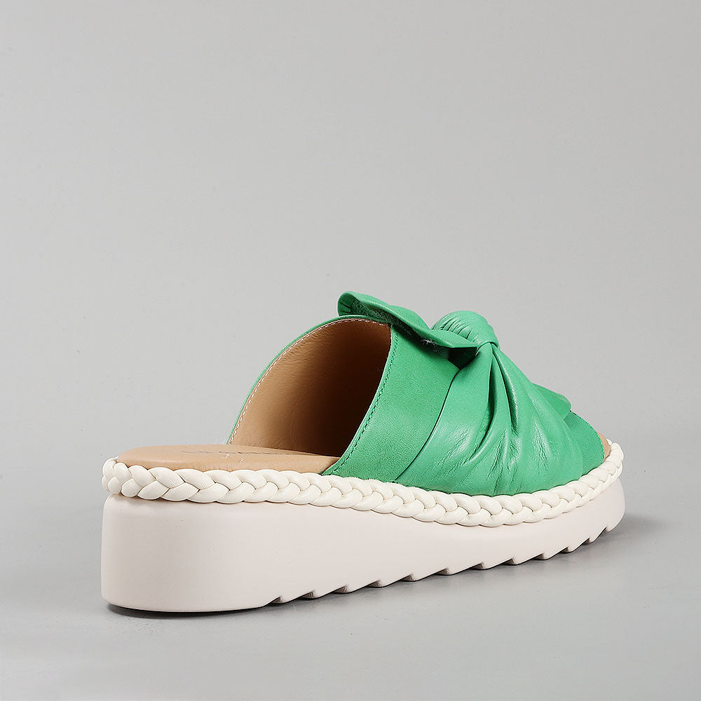 LE SANSA EUDORE FERN GREEN - Women Slides - Collective Shoes 