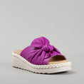Load image into Gallery viewer, LE SANSA EUDORE PURPLE - Women Slides - Collective Shoes 
