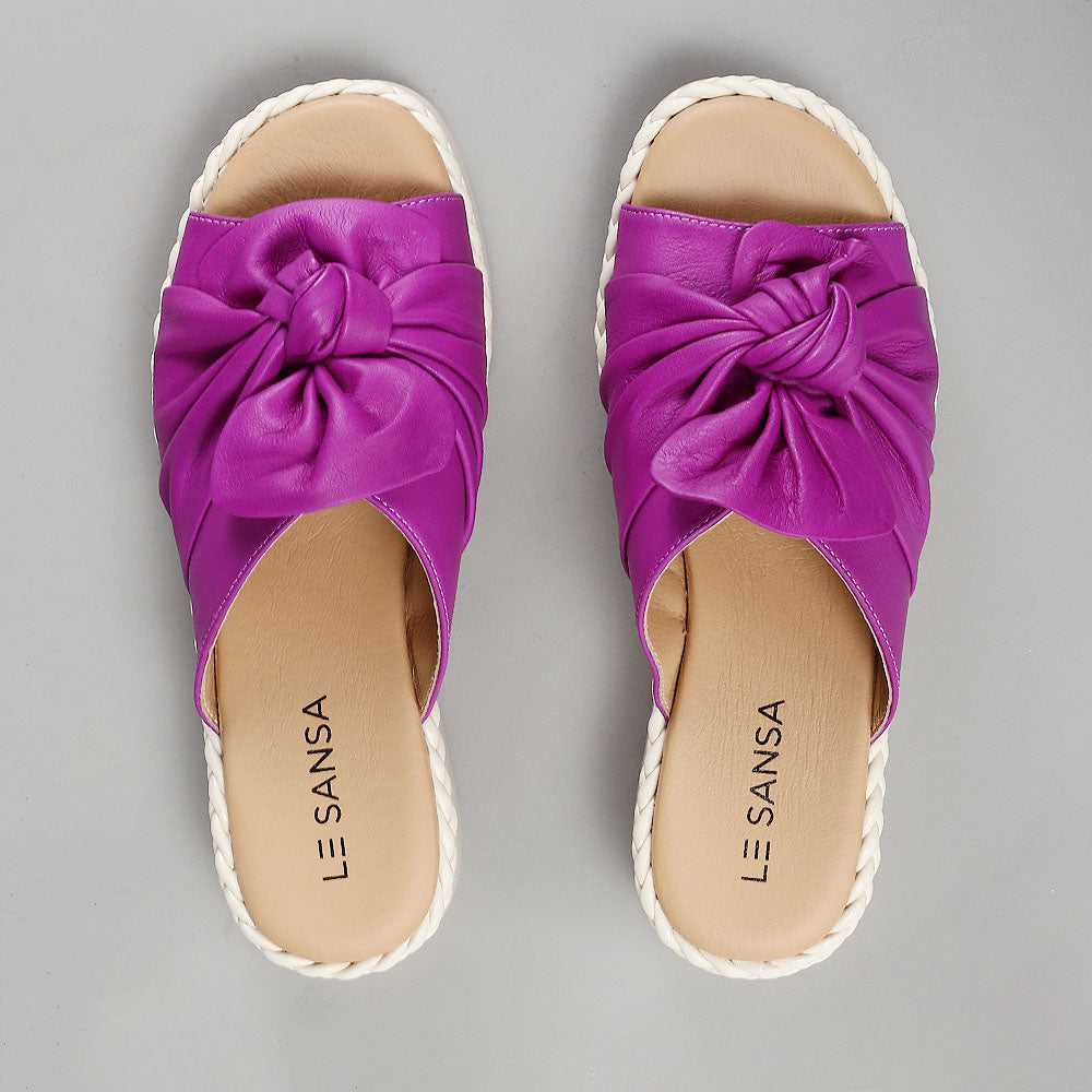 LE SANSA EUDORE PURPLE - Women Slides - Collective Shoes 