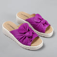Load image into Gallery viewer, LE SANSA EUDORE PURPLE - Women Slides - Collective Shoes 
