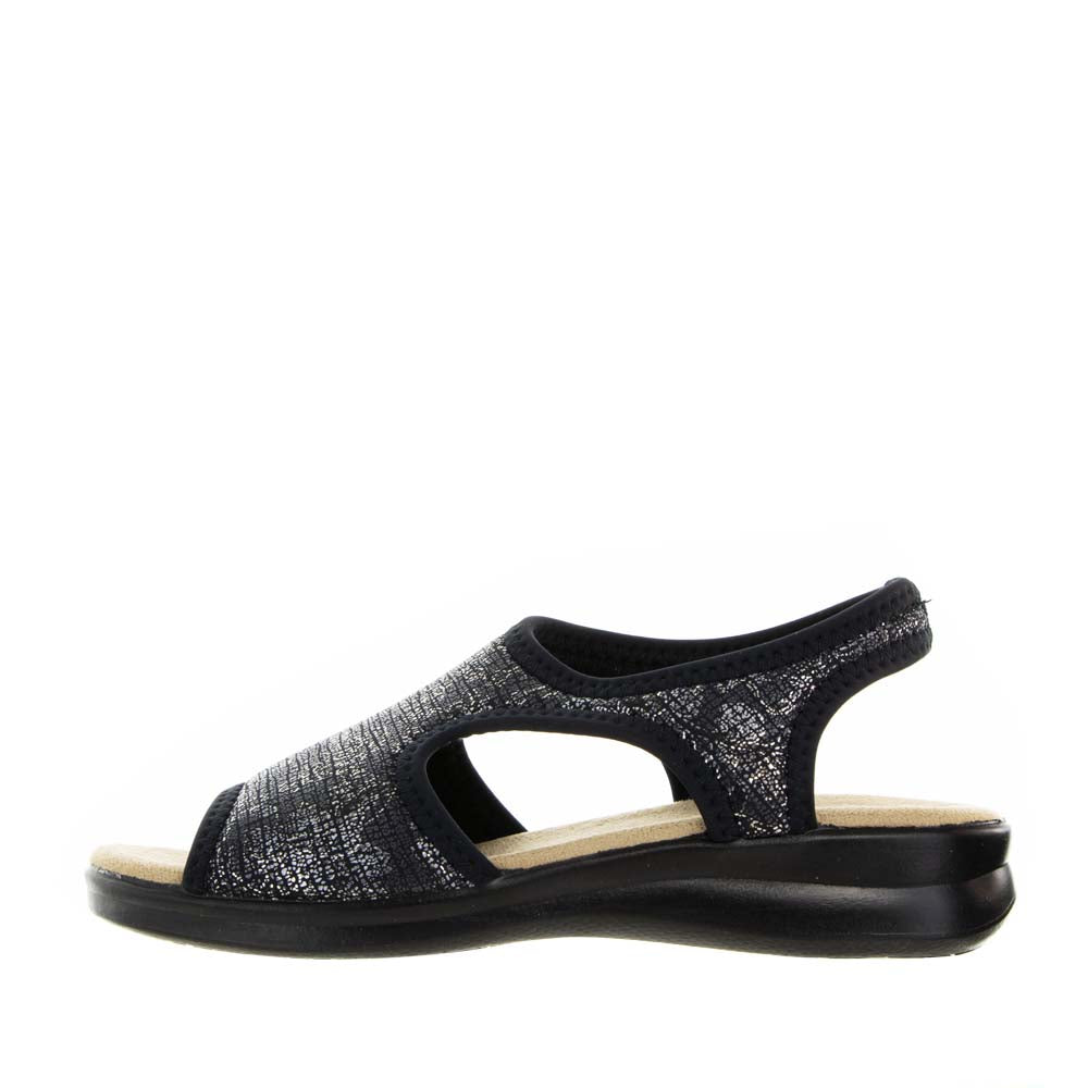 EUROFLEX TUSCANY BLACK - Women Sandals - Collective Shoes 