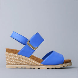LE SANSA EVITA ROYAL BLUE - Women Sandals - Collective Shoes 
