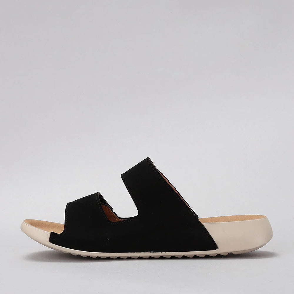 CC RESORTS EVOLA BLACK - Women Slides - Collective Shoes 