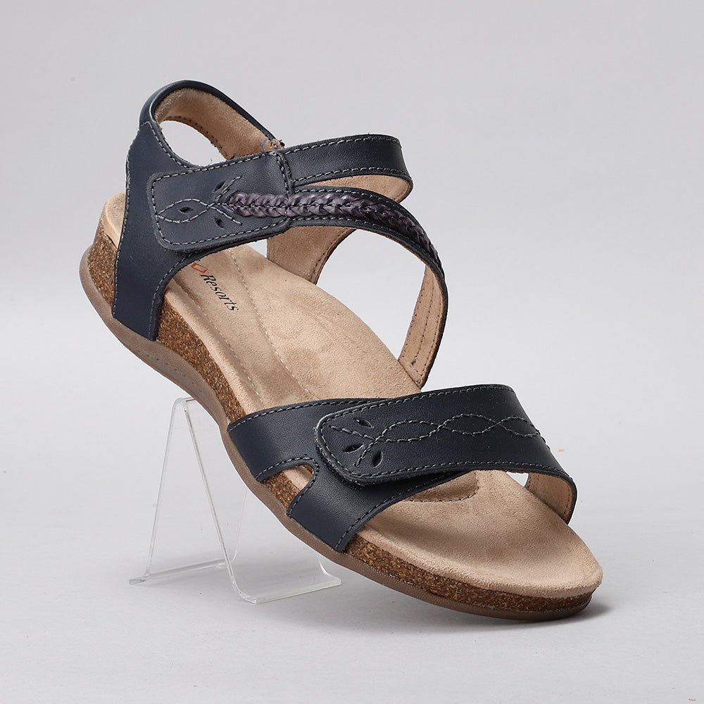 CC RESORTS FERRO NAVY - Women Sandals - Collective Shoes 