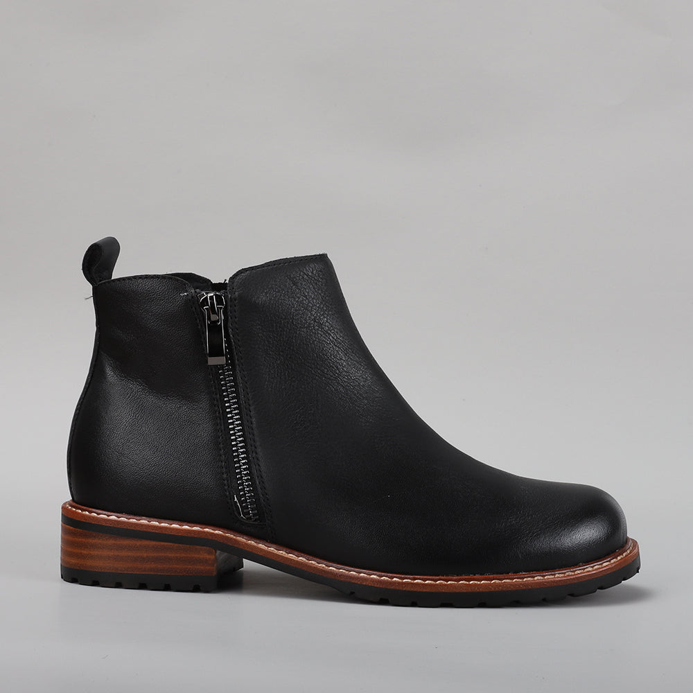 LE SANSA FIG BLACK - Women Boots - Collective Shoes 