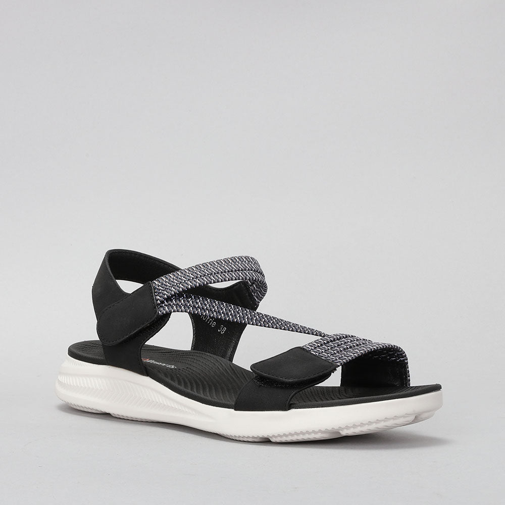CC RESORTS FLORRIE BLACK MULTI - Women Sandals - Collective Shoes 